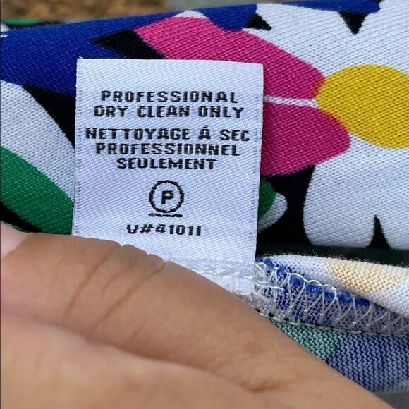 Diane von Furstenberg "New Julian Two" jersey dress in garden daisy print 10 - Picture 13 of 13